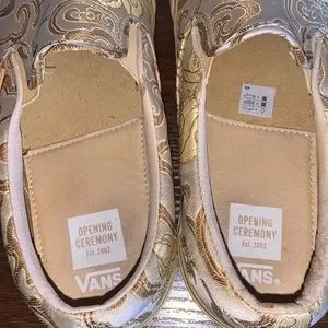 Vans Classic Slip-On
Opening Ceremony Qi Pao II Gold 8m 9.5 w Shoes | Vans Classic Sliponopening Ceremony Qi Pao Ii Gold  main image 3